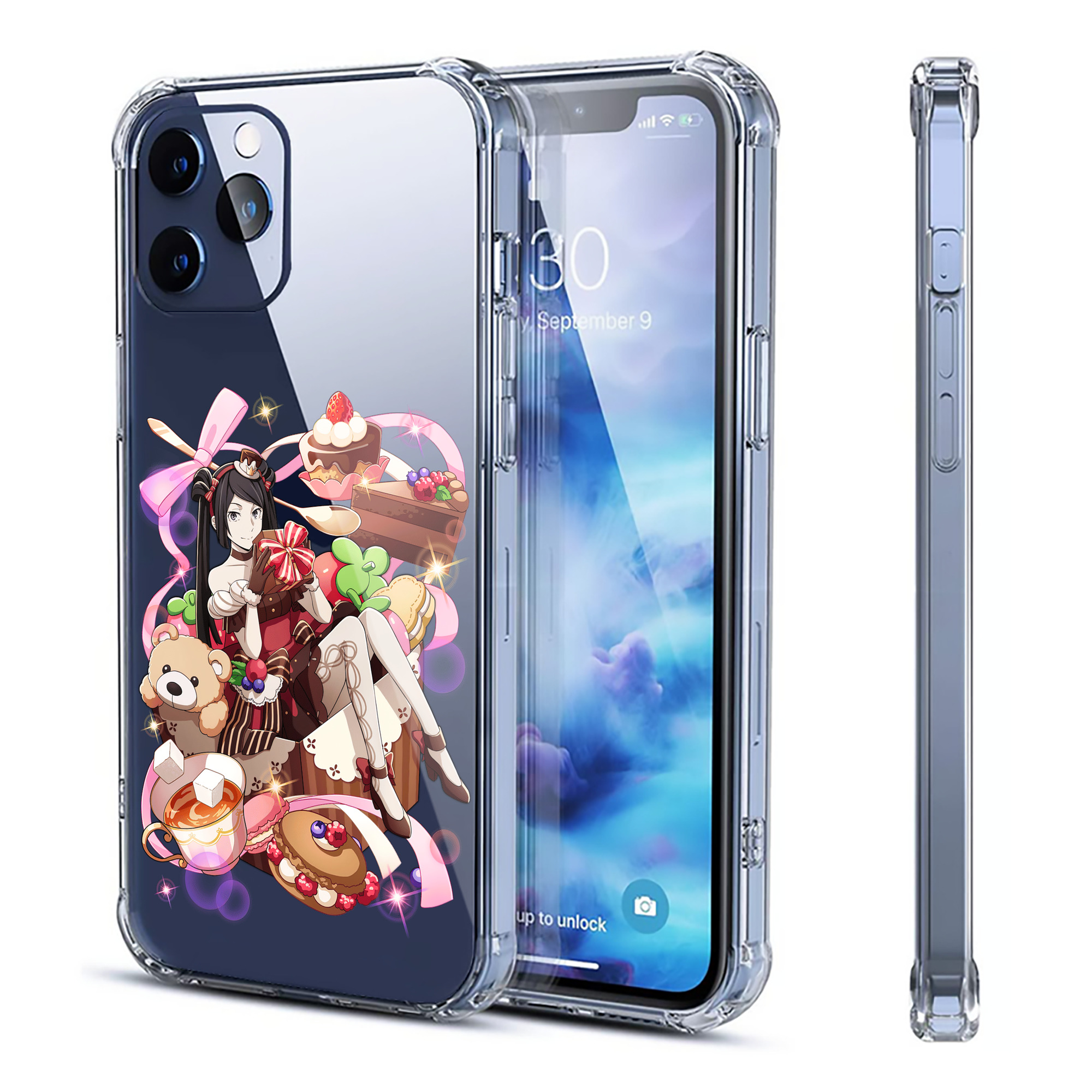 （画像用） 文豪ストレイドッグス Bungo Stray Dogs 【iPhone 12シリーズ対応】透明スマホケース（クリアソフトケース）